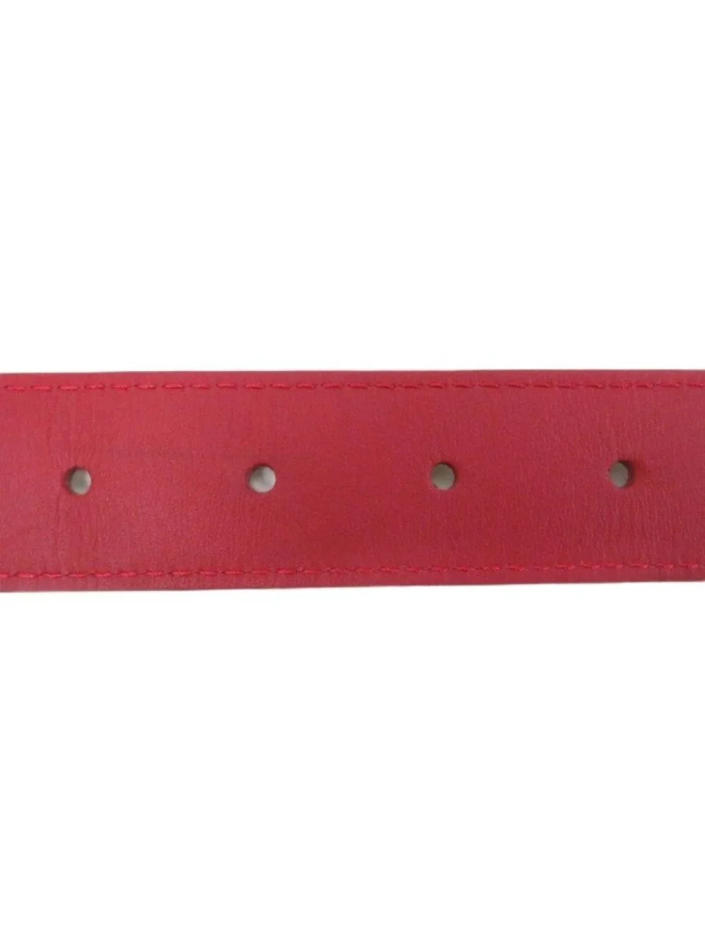 Louis Vuitton Monogram Ceinture Carre Belt Logo Buckle LV 34 85 White Multicolor